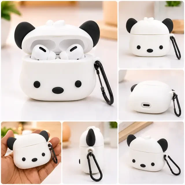 Cute Panda AirPods Case Cover