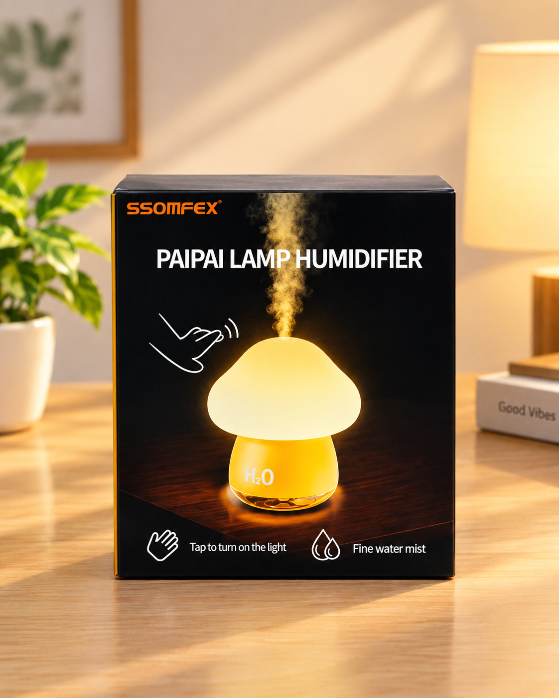SSOMFEX Mushroom Lamp Humidifier