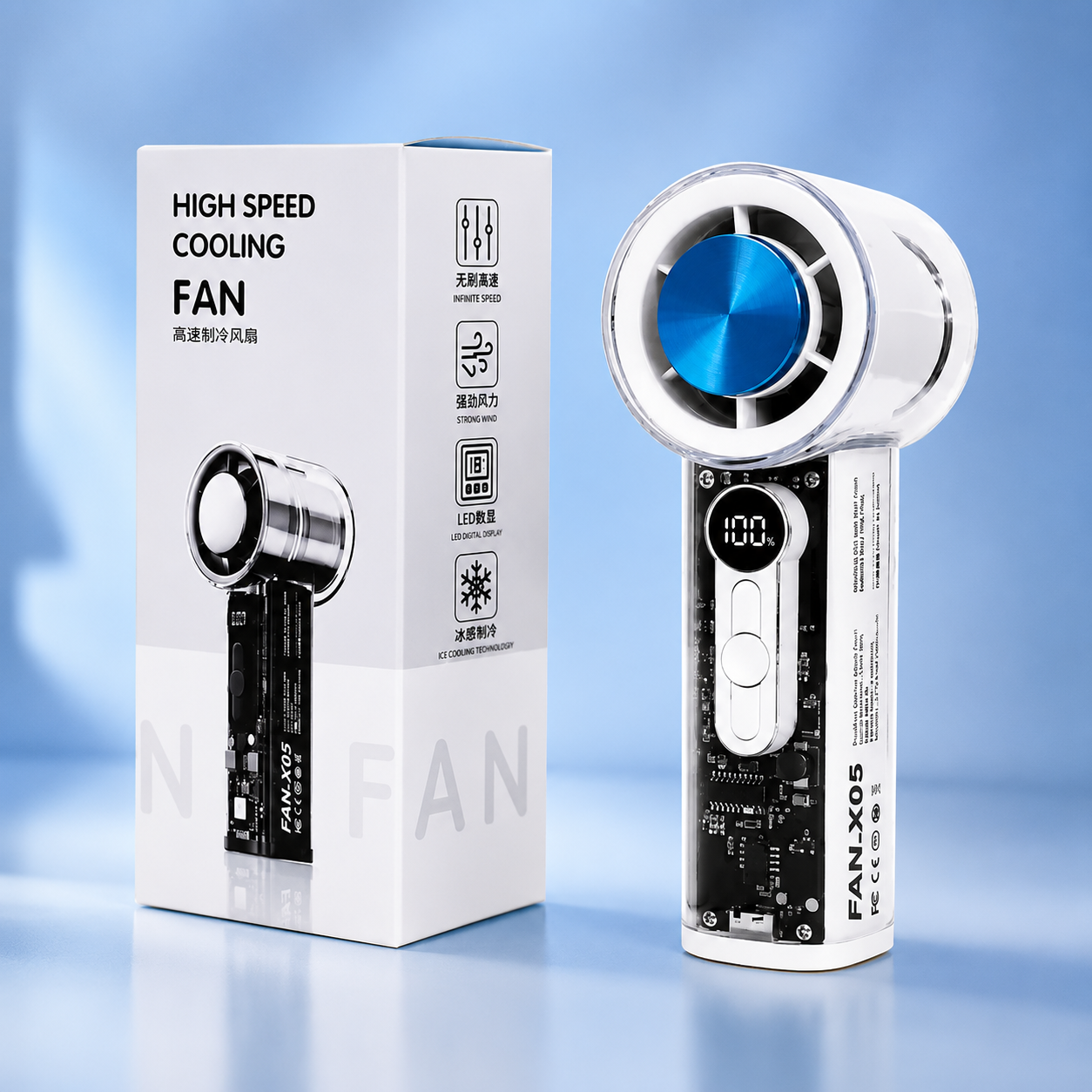 FAN X05 Portable High-Speed Cooling Fan